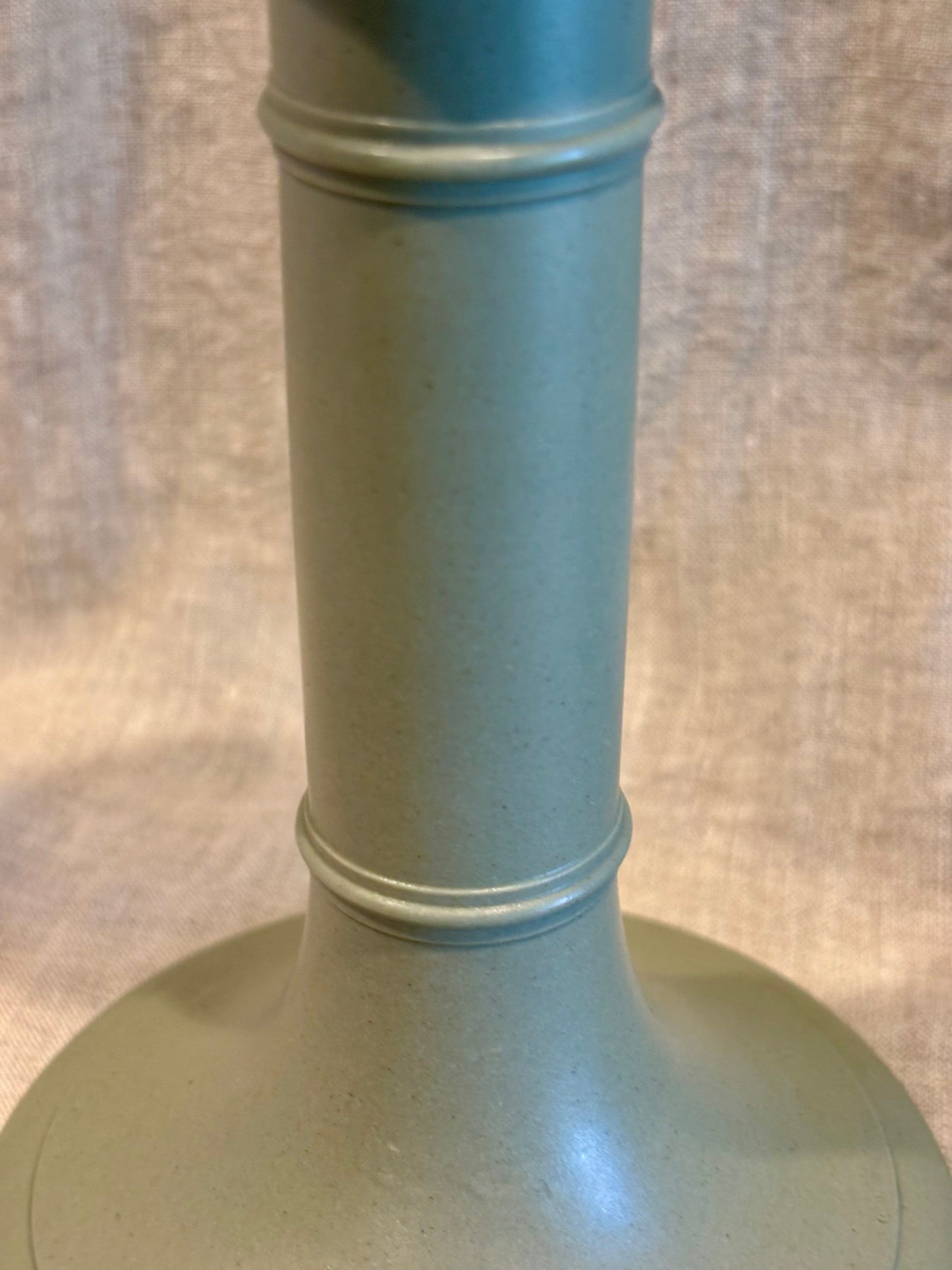 Pair of English Ridgway Stoneware Candlesticks