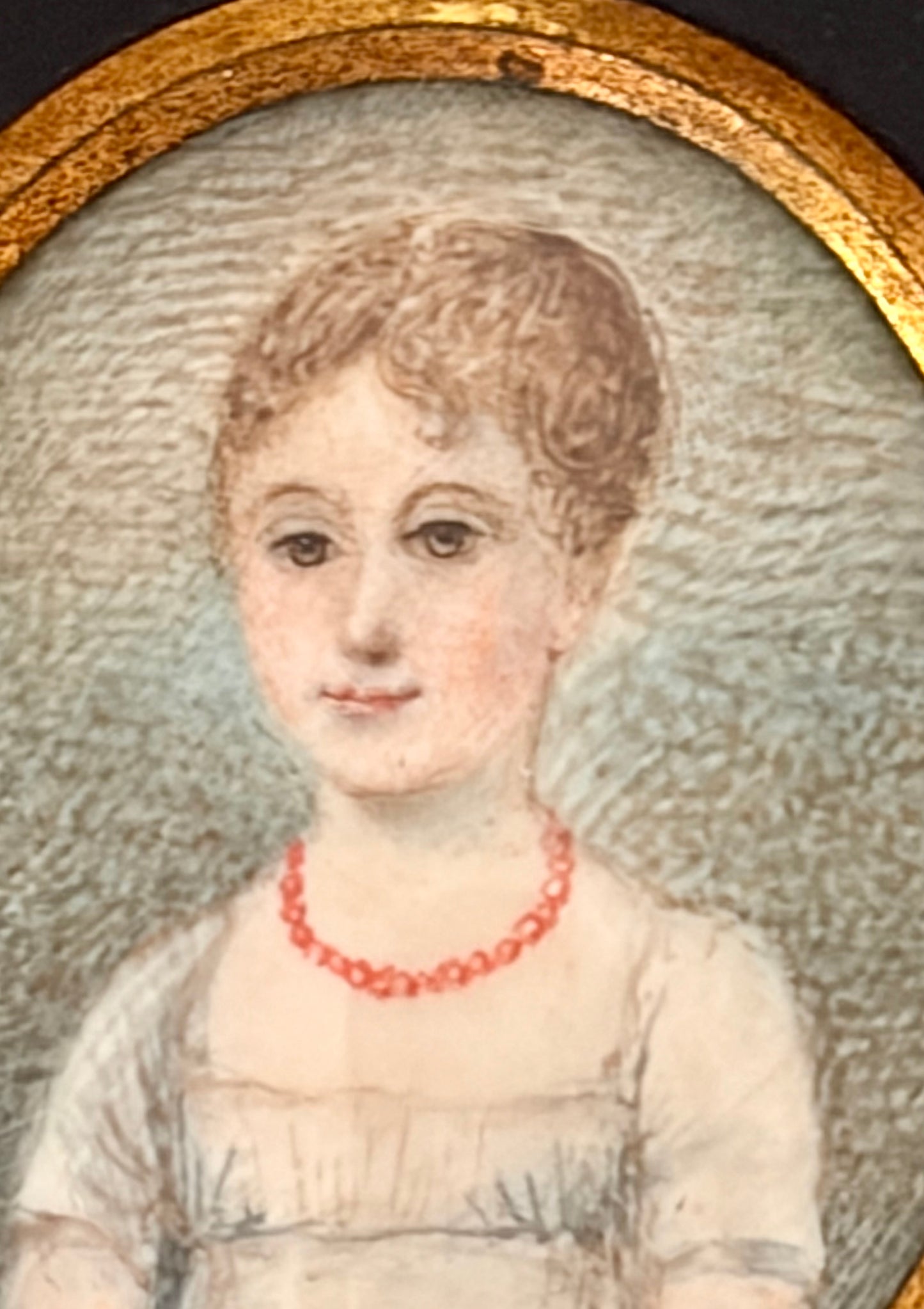 Regency Miniature Portrait of a Young Woman