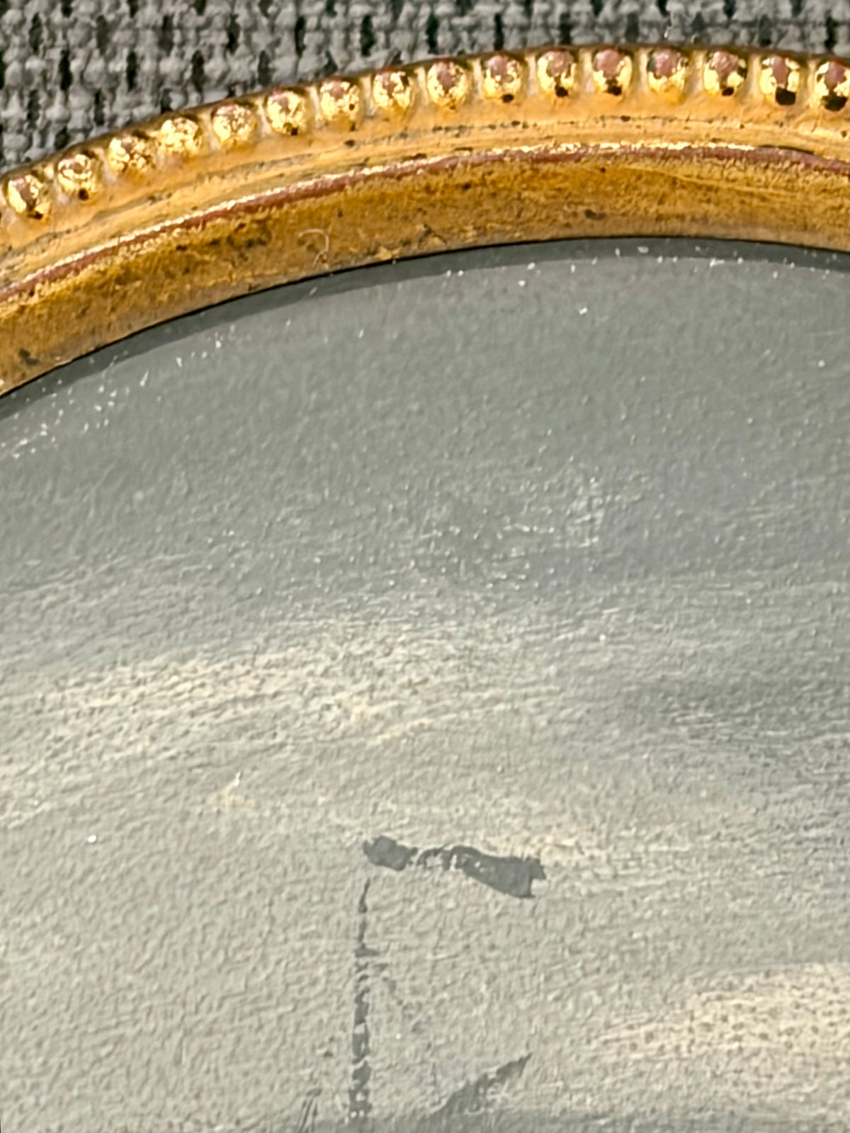 Late Victorian Grisaille Tondo Maritime Painting in Shadowbox