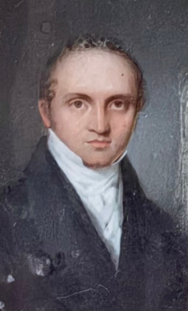 Early 19th Century Miniature Portrait by Samual Lovett Waldo