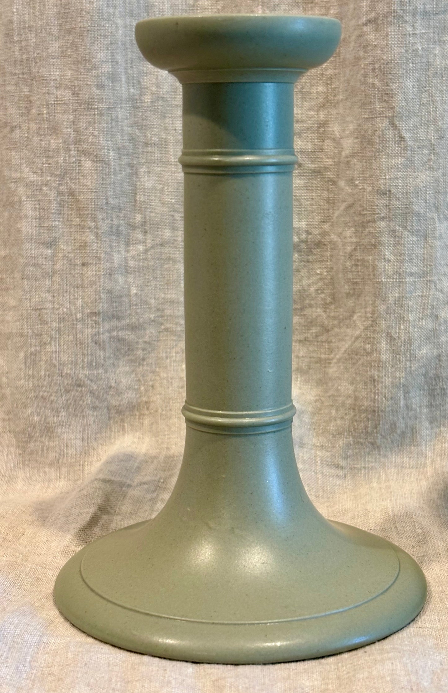 Pair of English Ridgway Stoneware Candlesticks