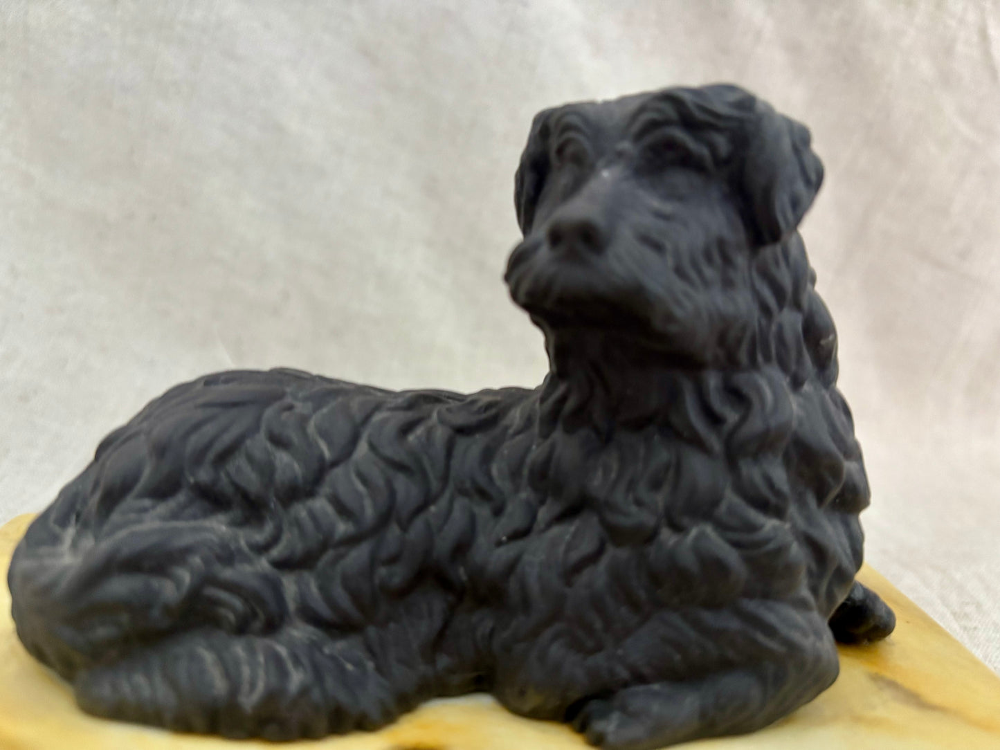 Vintage Italian Porcelain Faux Marble and Bronze Grand Tour Style Paperweight