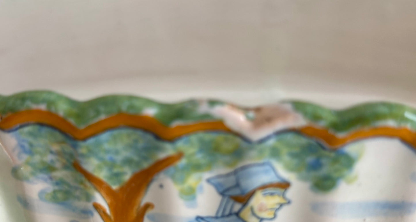 French Henriot Quimper Faience Jardiniere