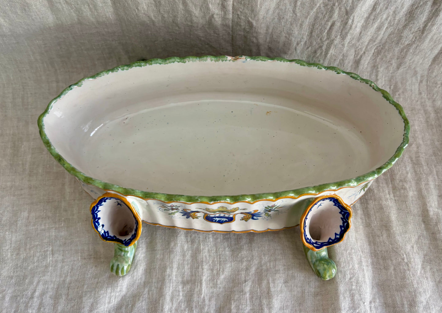 French Henriot Quimper Faience Jardiniere