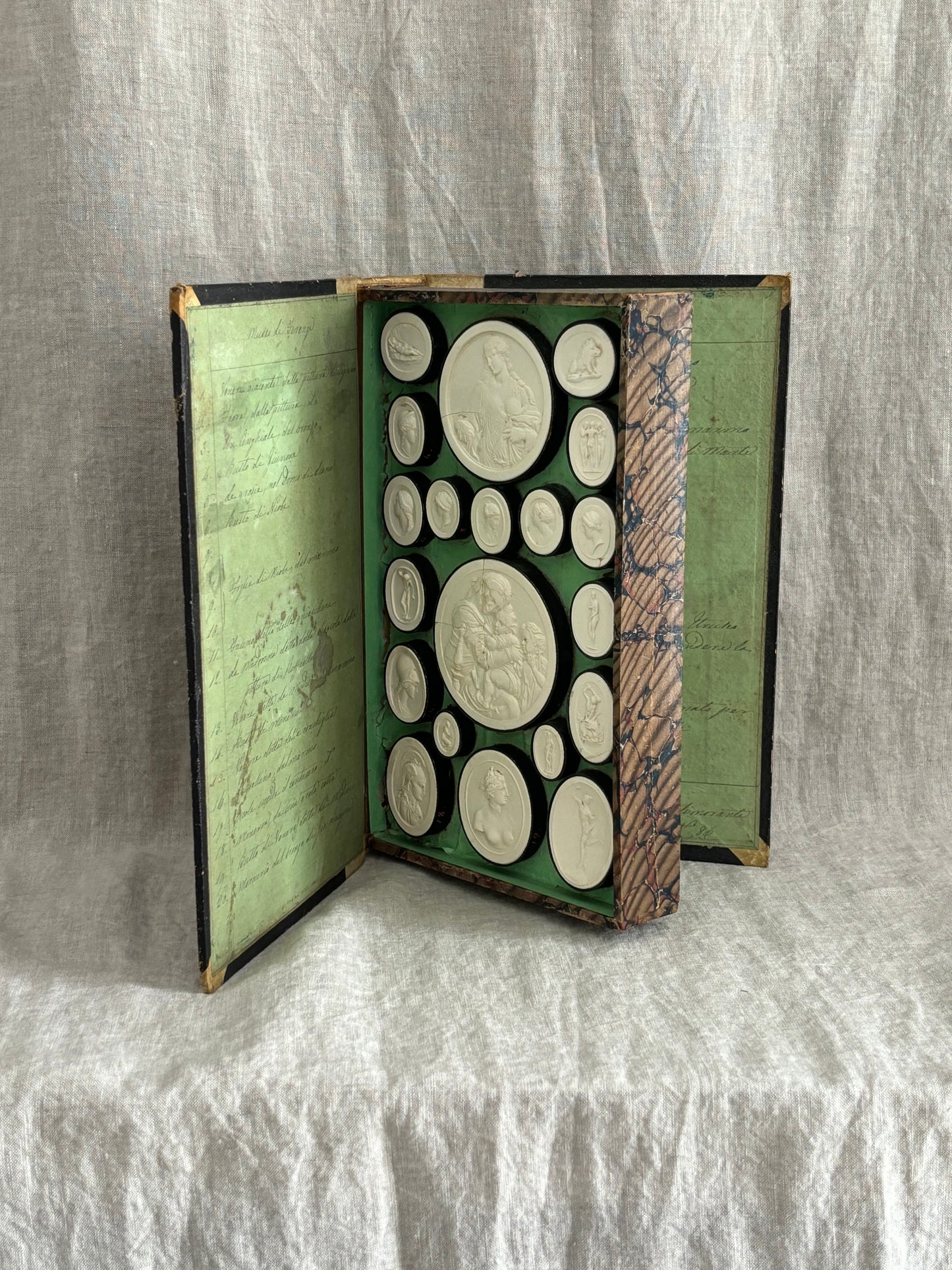 Book of Grand Tour Intaglios by Pietro Paoletti (Italian 1801-1847)