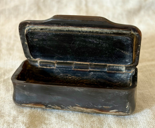 Faux Tortoiseshell Snuff Box