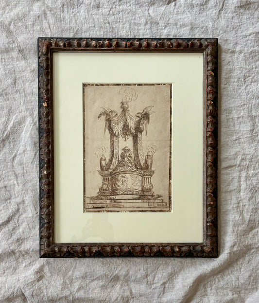 18th Century Continental Ink Drawing