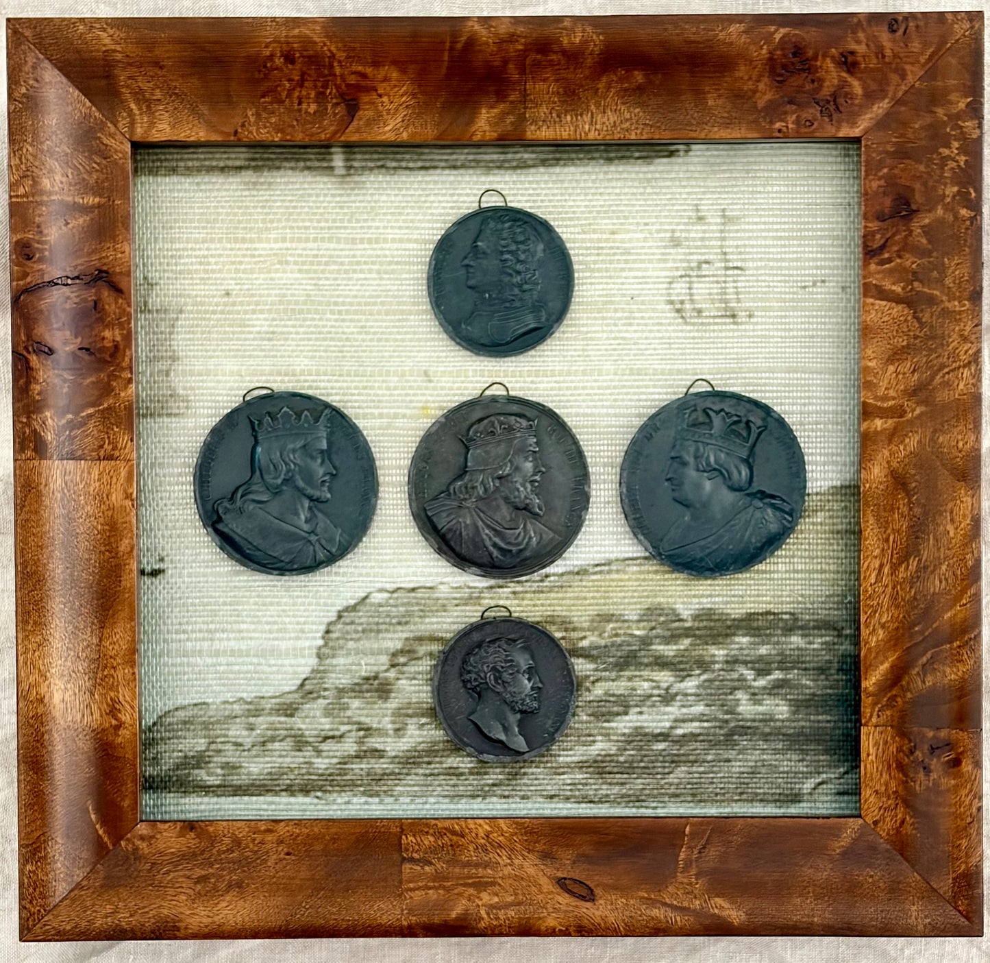Shadowbox with Grand Tour Gutta Pecha Plaques