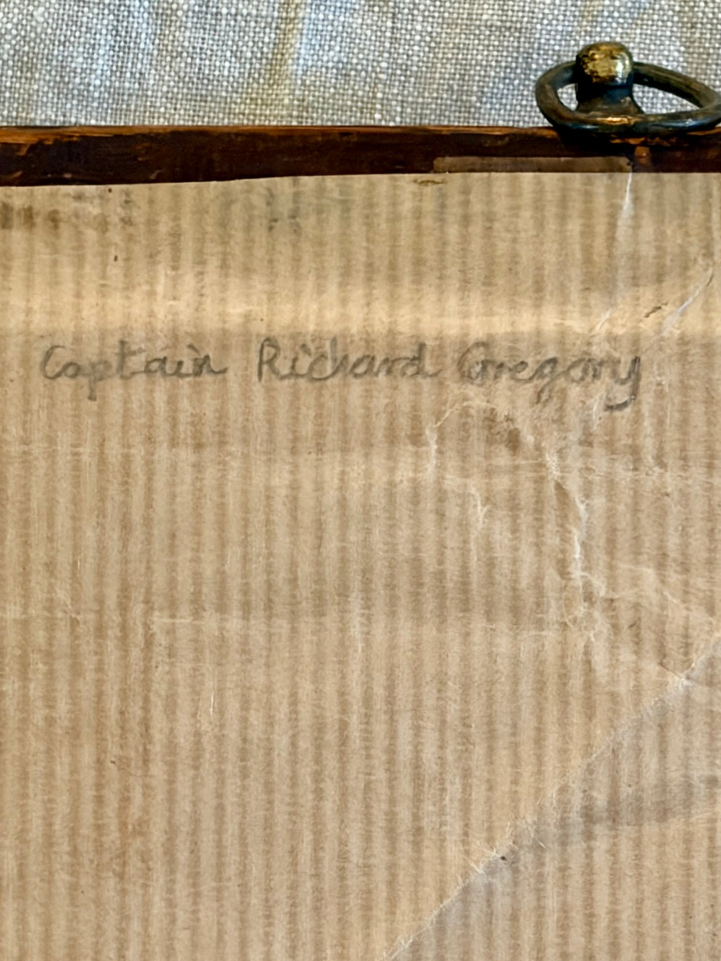 18th Century Miniature Portrait of Captain Richard Gregory of the Coldstream Guards