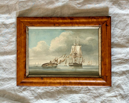 19th Century English Nautical Watercolor
