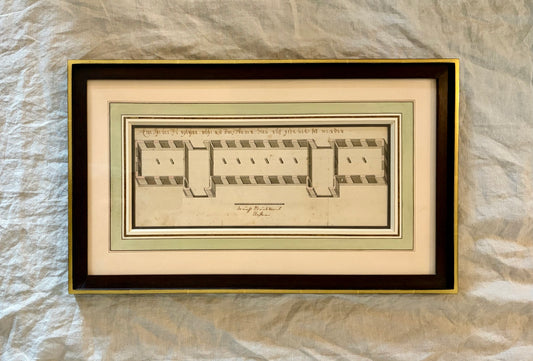 19th century German Architectural Drawing