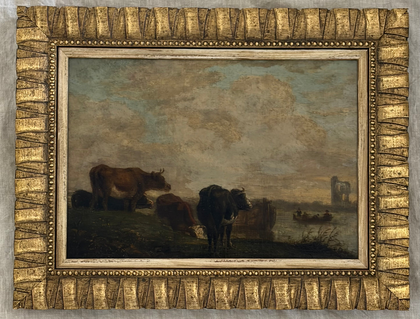Late 18th Century Landscape Painting by Jacob van Strij