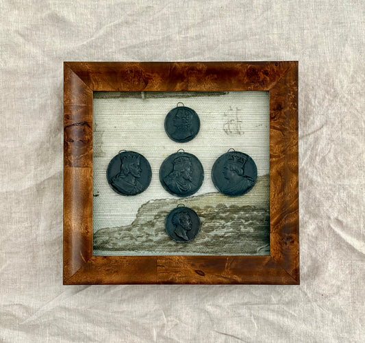 Shadowbox with Grand Tour Gutta Pecha Plaques