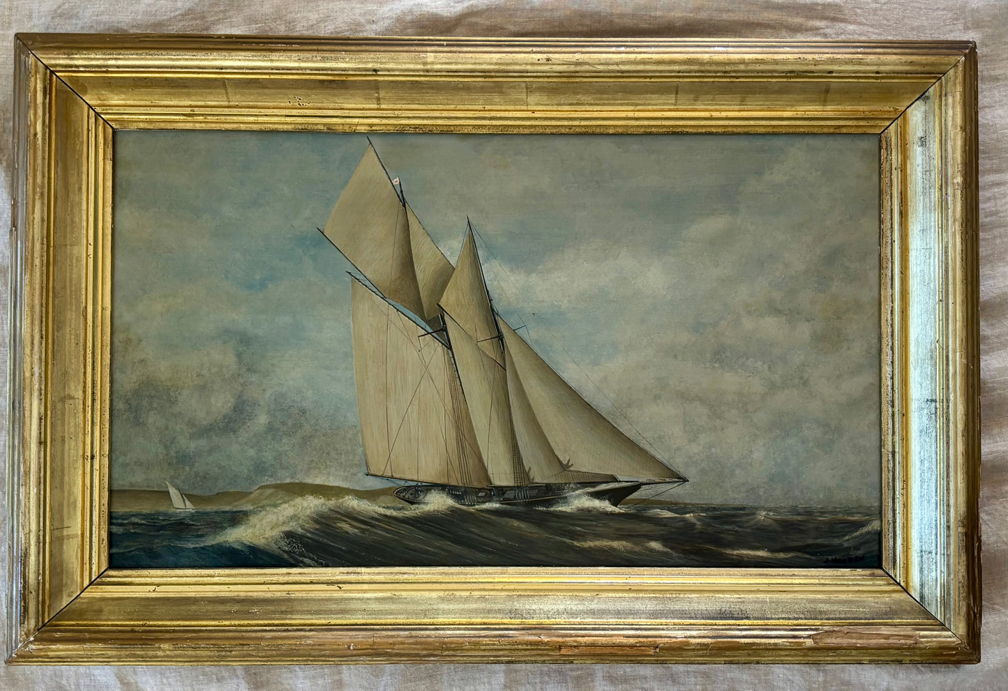 Late 19th or Early 20th Century Maritime Painting