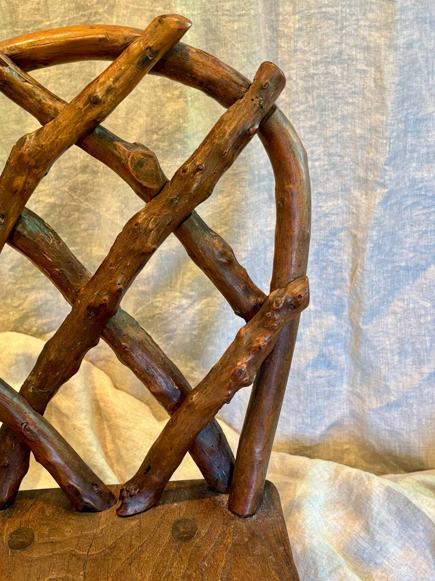 Pair of Victorian Children's Twig Chairs