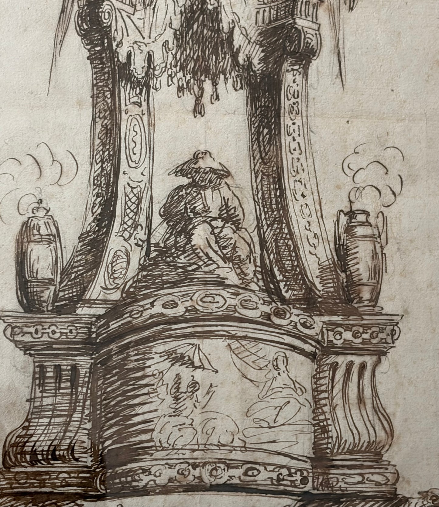 18th Century Continental Ink Drawing