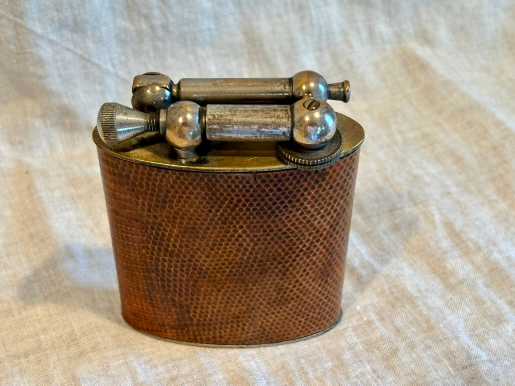 Early 20th Century French Leather Wrapped Lighter