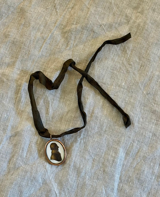 A signed Miers Original Silhouette Mounted in a Broach/Pendant Setting