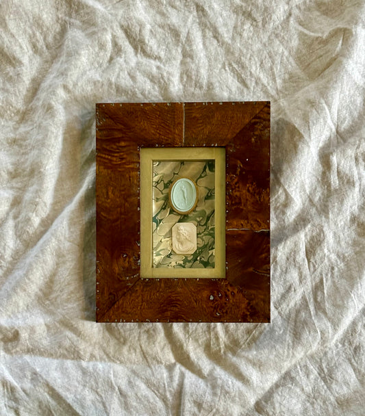 Grand Tour Souvenirs Newly Framed in a Shadowbox