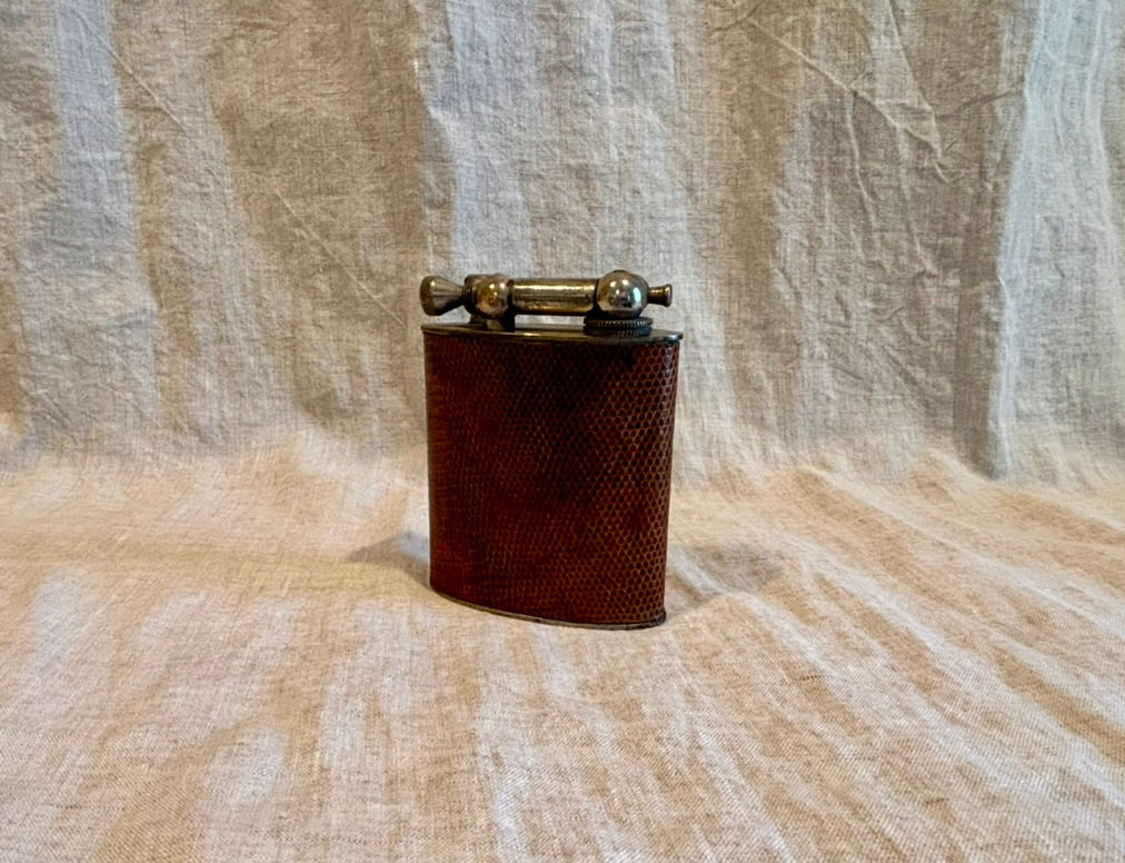 Early 20th Century French Leather Wrapped Lighter