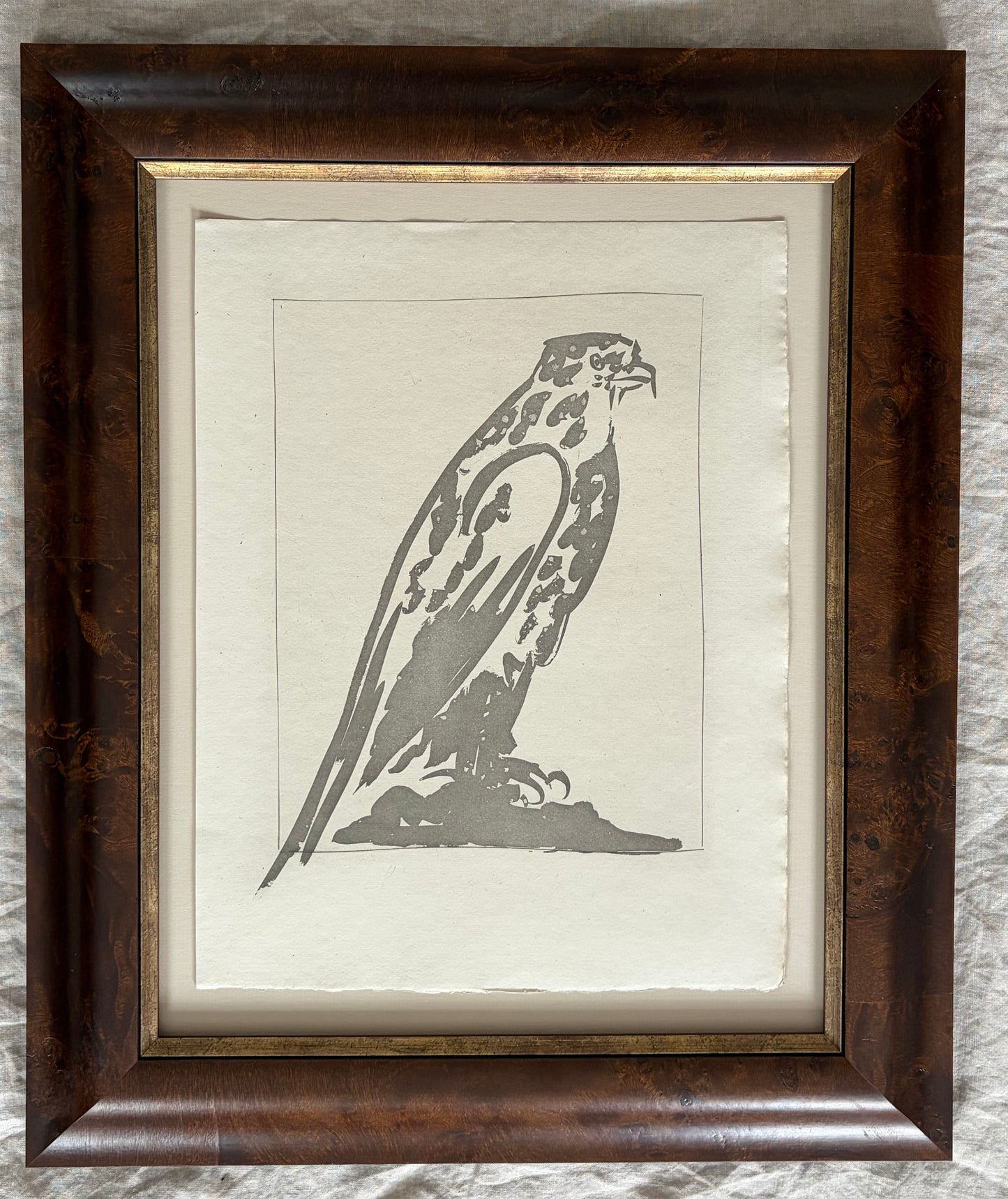 Framed Aquatint of a Pablo Picasso Work Inspired by the Comte de Buffon