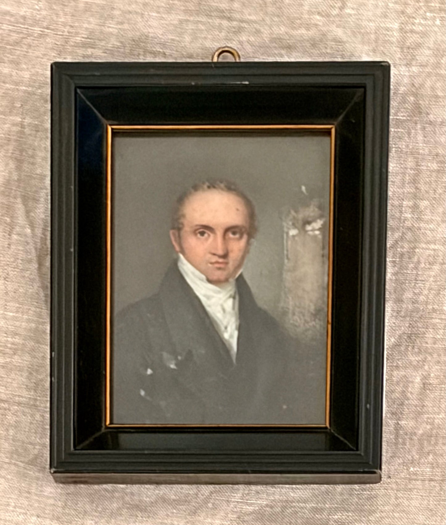 Early 19th Century Miniature Portrait by Samual Lovett Waldo