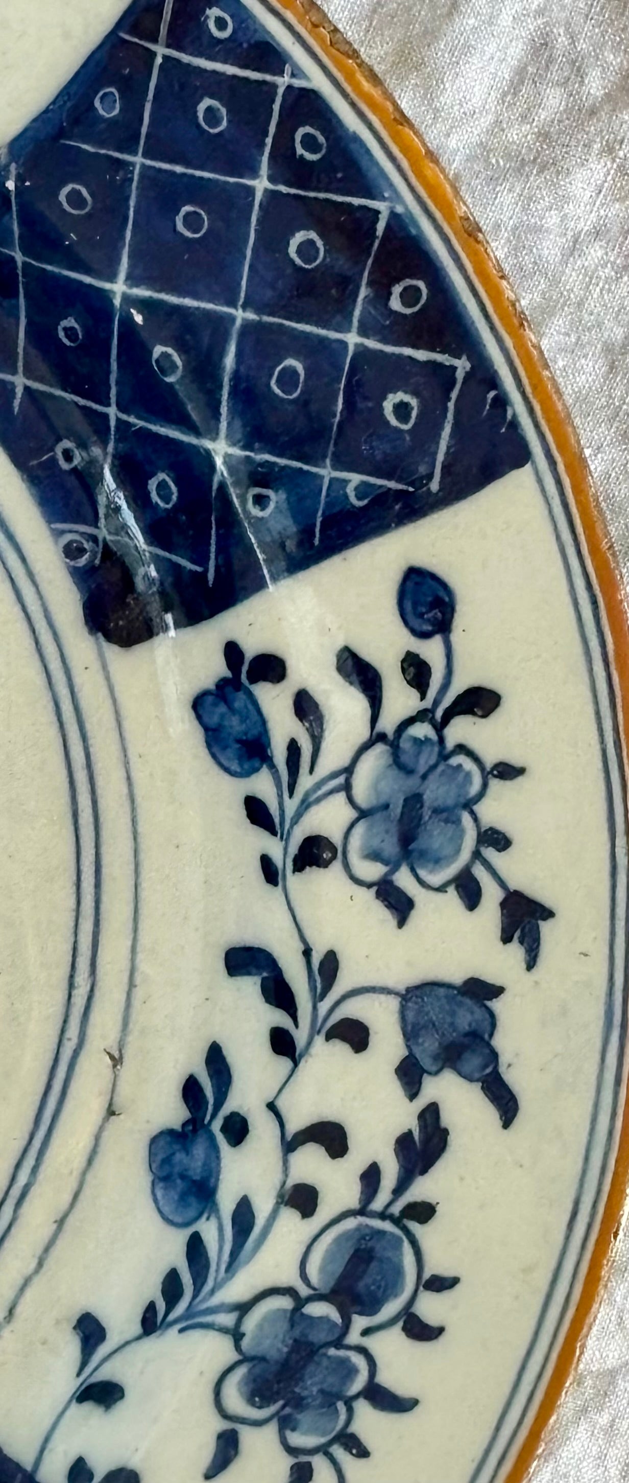 Large Delft Chinoiserie Charger by De Porceleyne Bijl