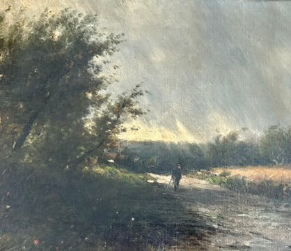 19th Century Landscape With Figure in the Foreground