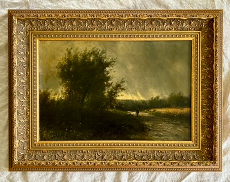 19th Century Landscape With Figure in the Foreground