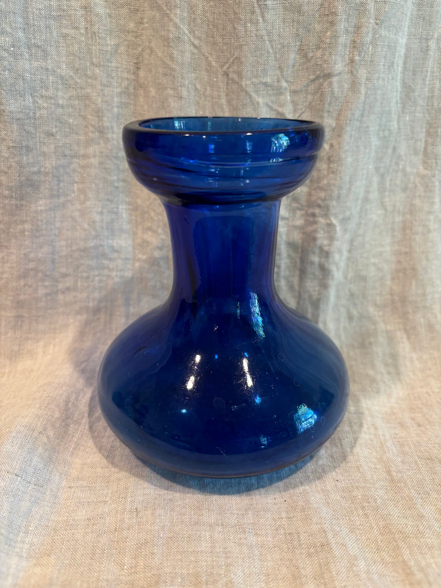 Hand Blown Cobalt Blue Bulb Forcer