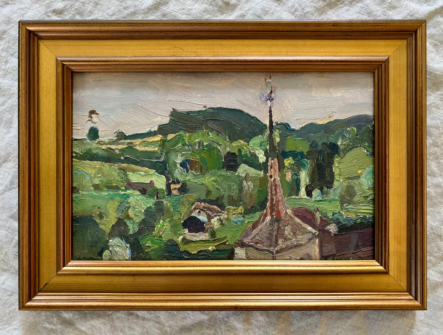 Framed Oil by Leon Nancey, French, (1893-1972)