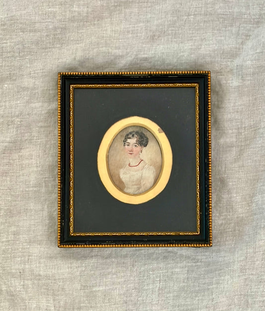 Irish Regency Era Portrait Miniature