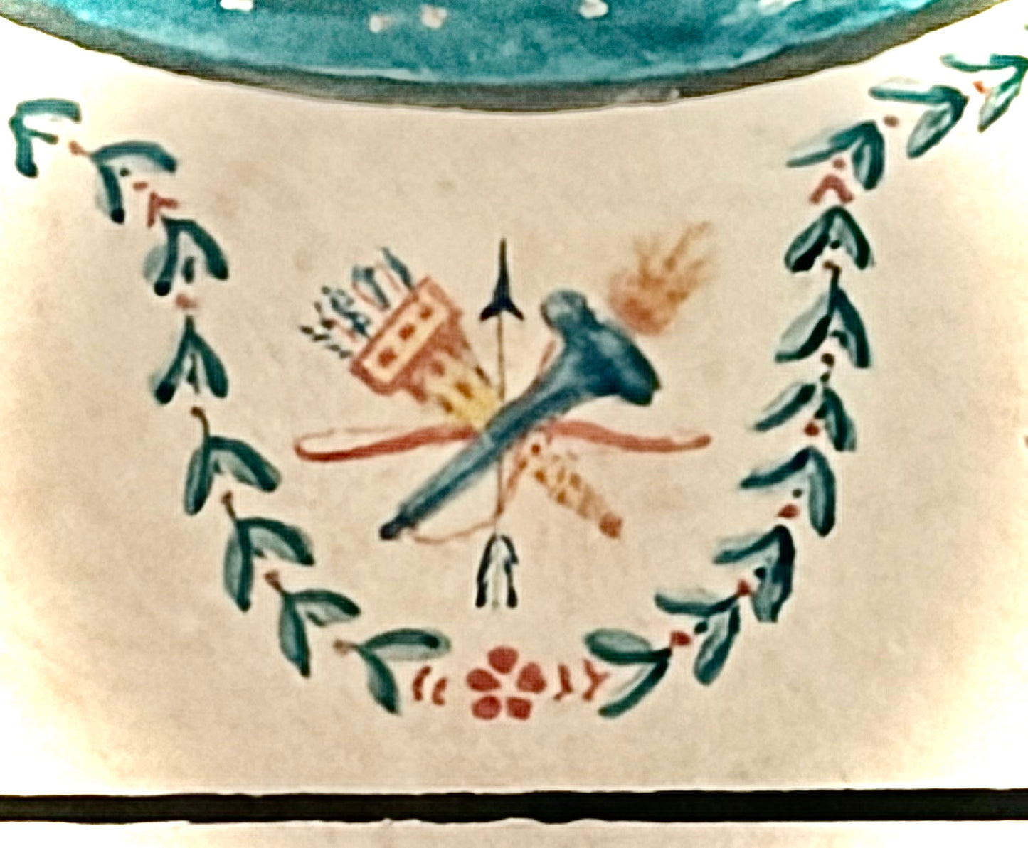 1826 French Love Token Watercolor