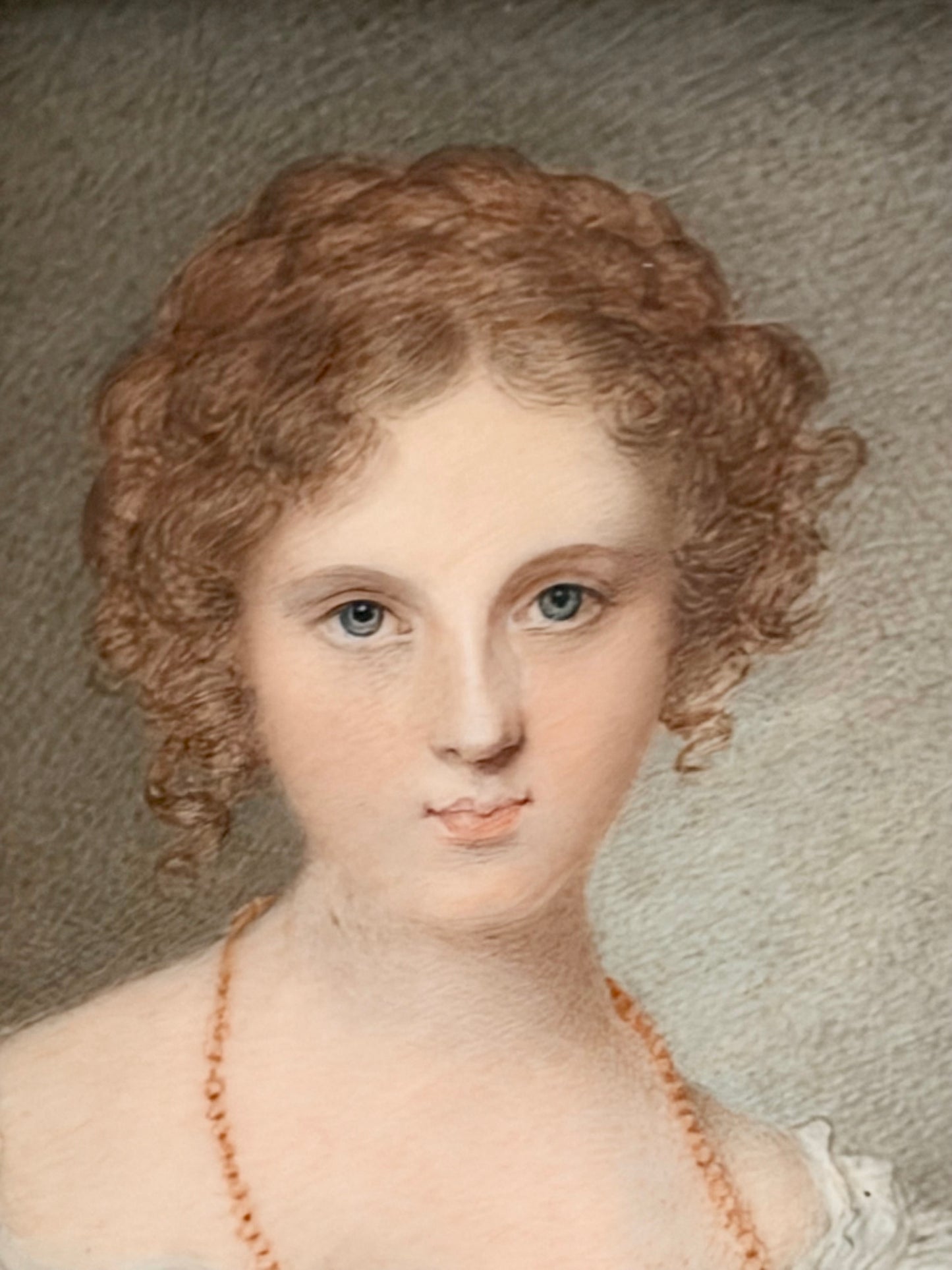 Early 19th Century English Portrait Miniature of a Young Gentlewoman