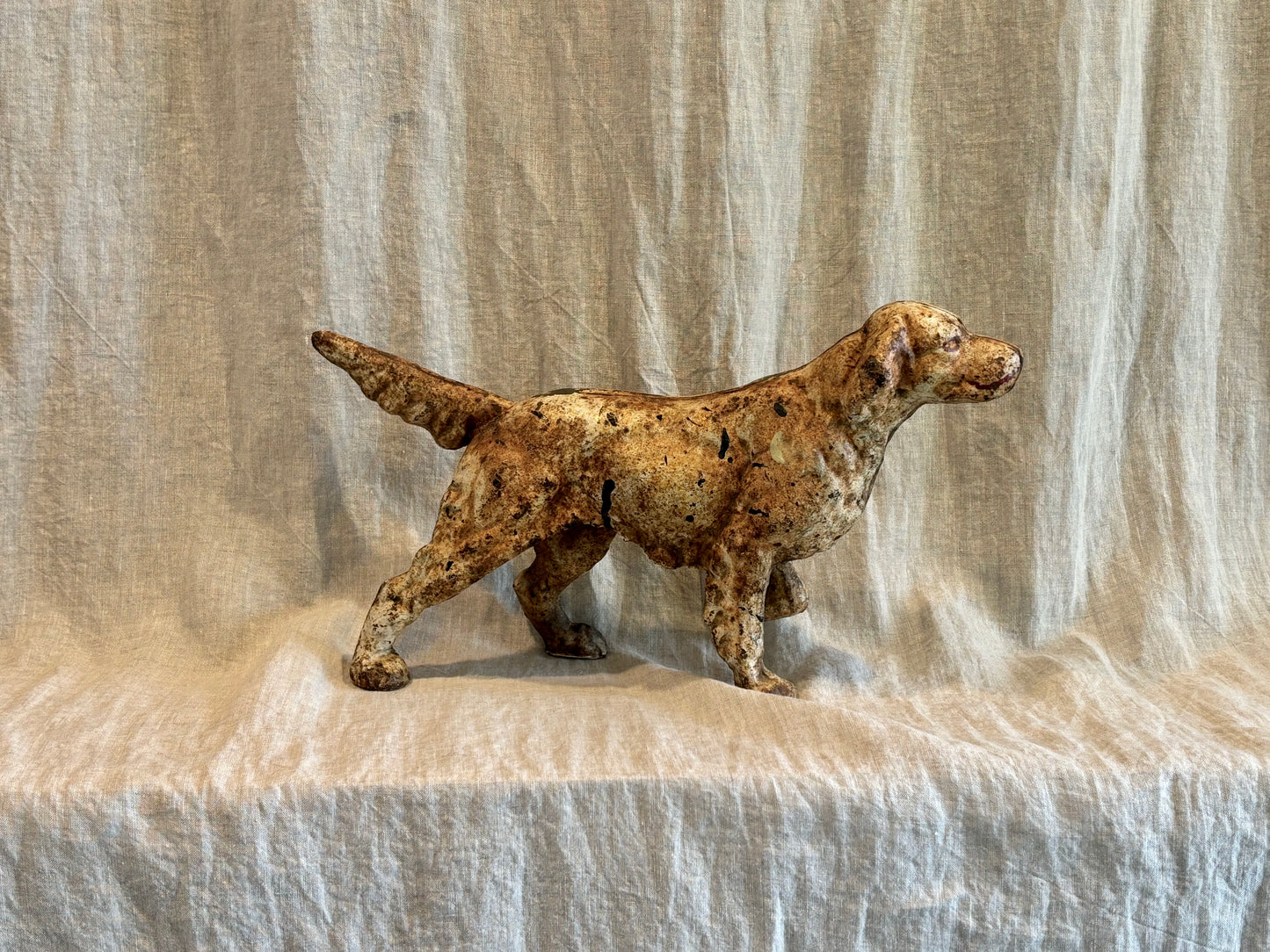 Large Cast Iron Dog Door Stop, Possibly a English or Irish Setter