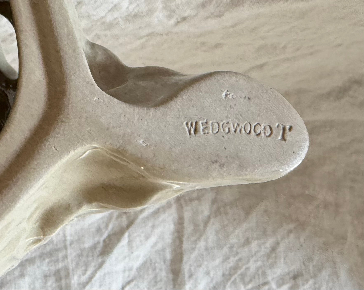 1940s Wedgwood Drabware Hedgehog Form Crocus Pot