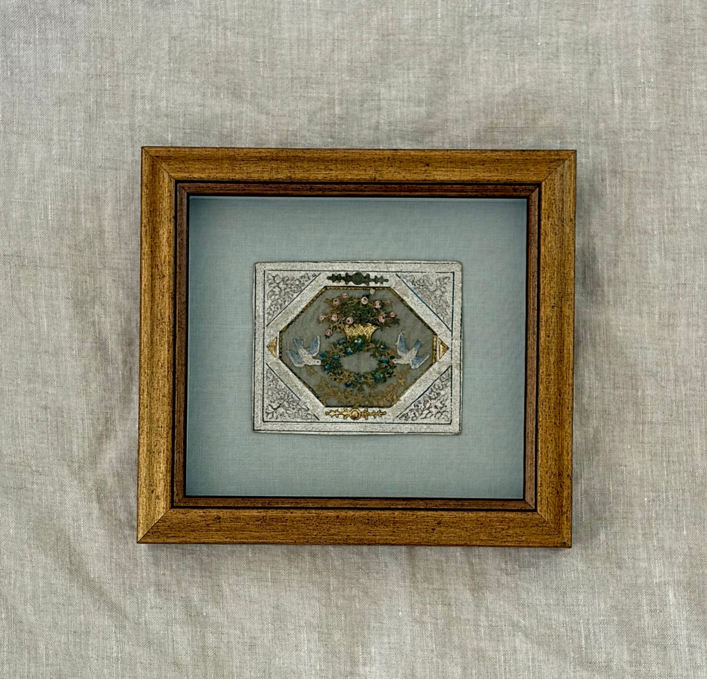 Pennsylvania German Birth Token Needlework