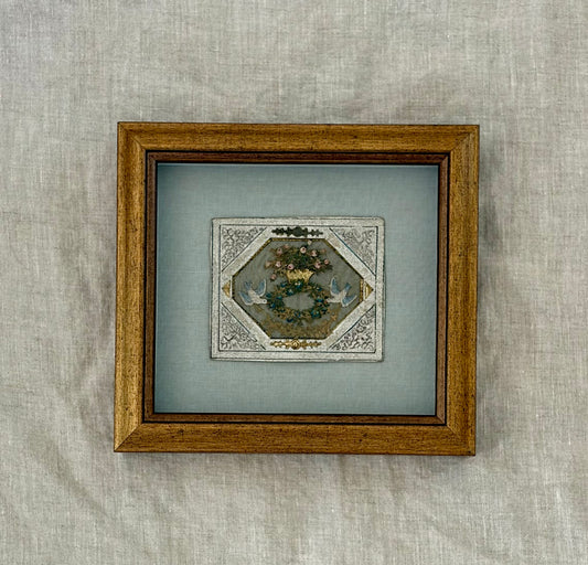 Pennsylvania German Birth Token Needlework