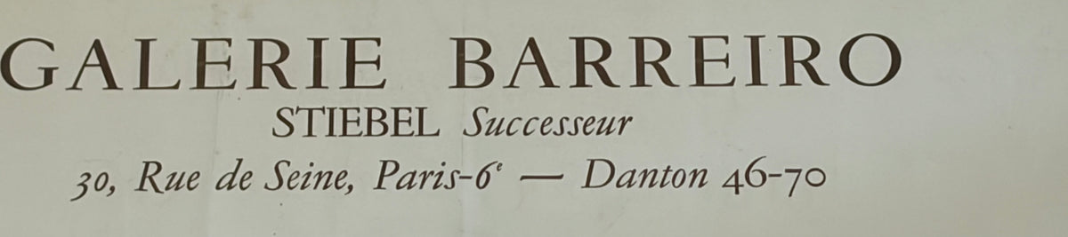 Vintage 1949 Gallery Exhibition Poster