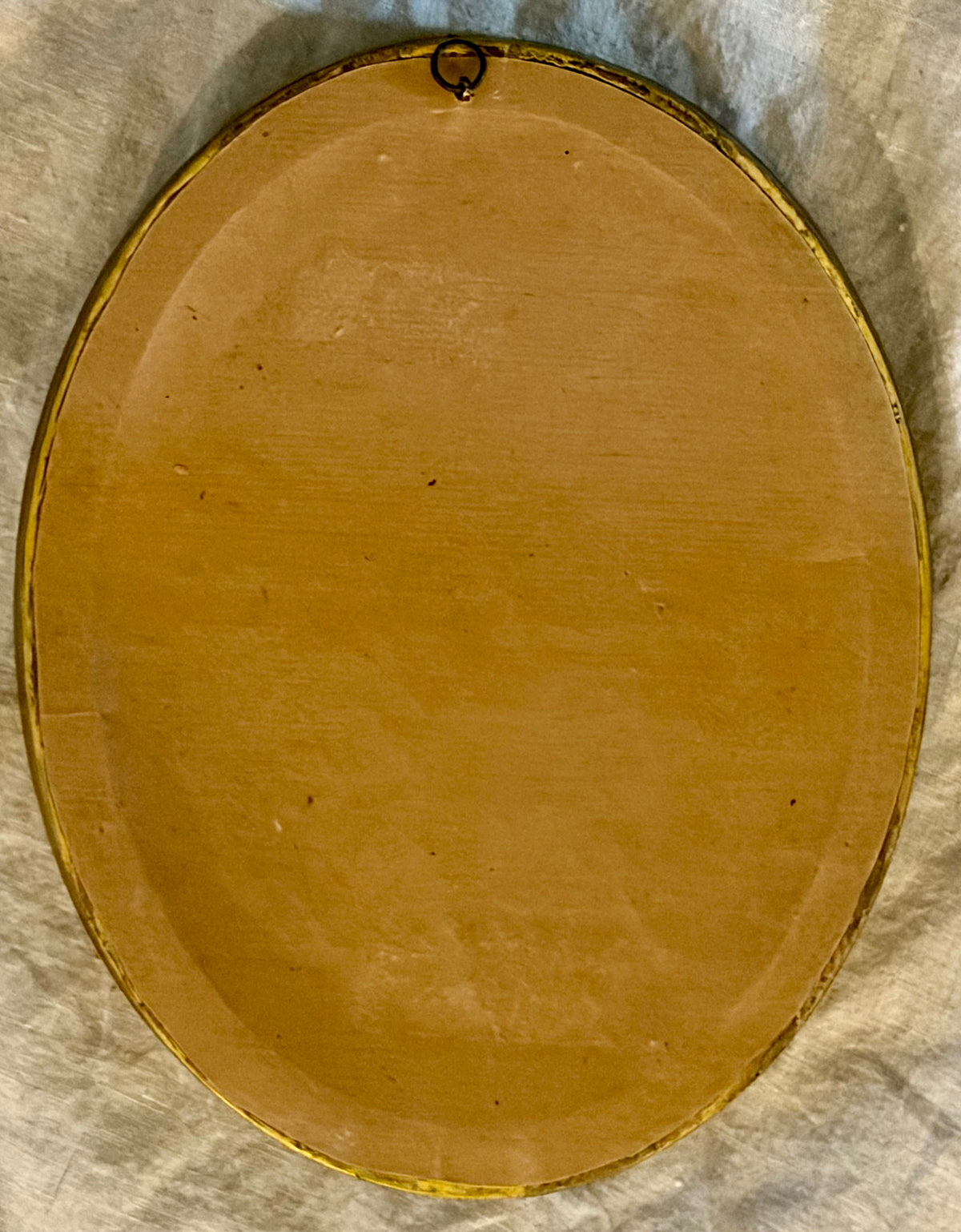 18th Century Silk on Silk Embroidery of a Girl with Rake
