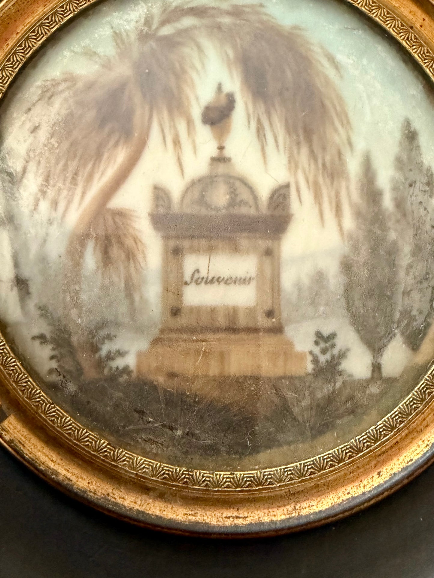 Early 19th Century French Memento Mori Plaque