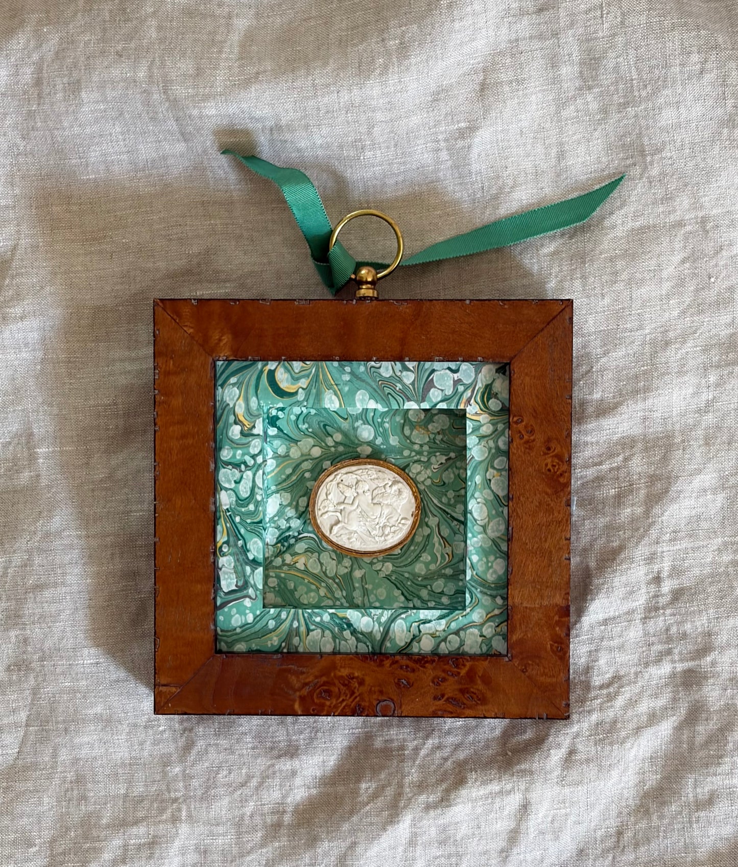 Grand Tour Intaglio in a Shadowbox Frame