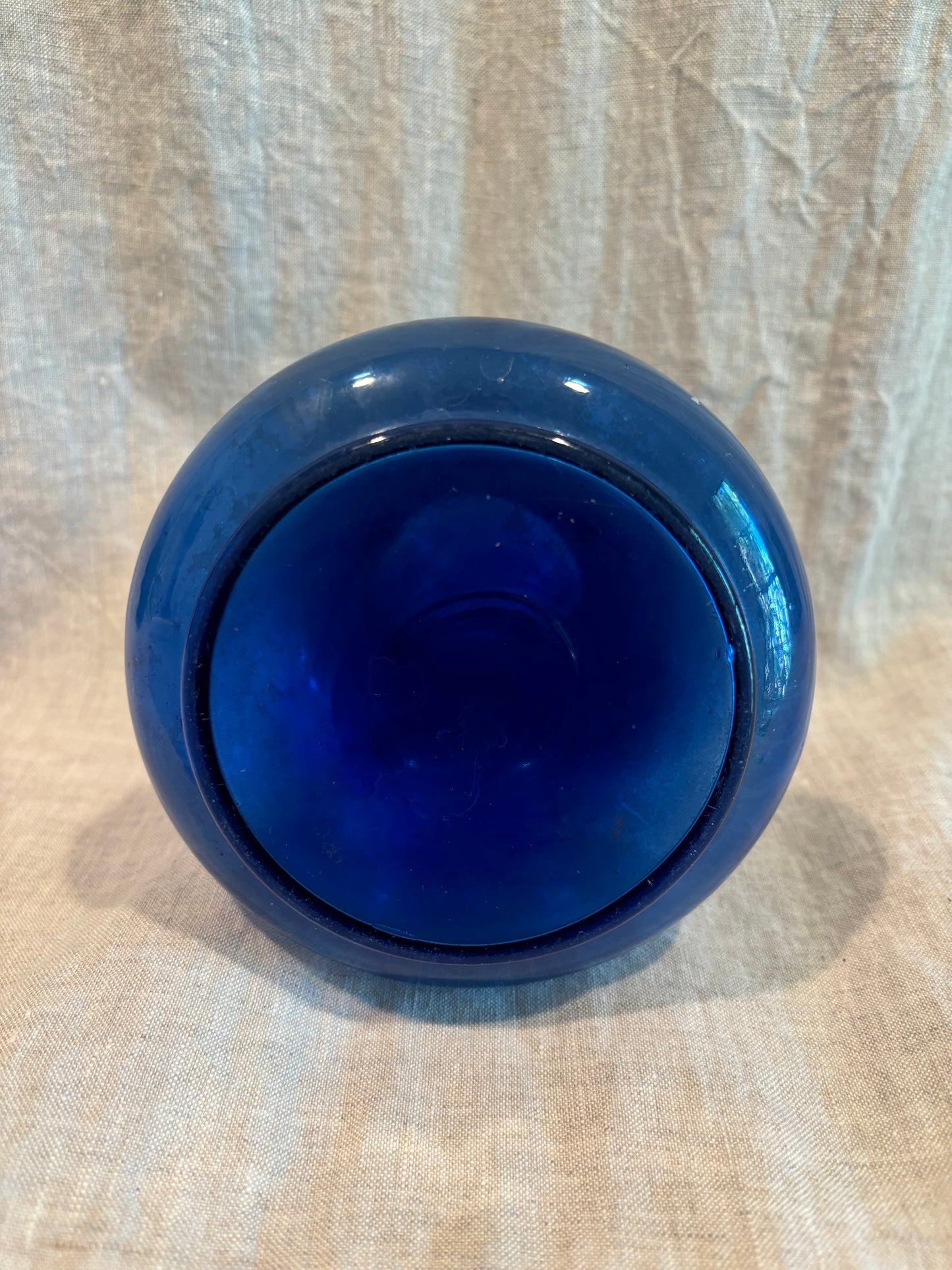 Hand Blown Cobalt Blue Bulb Forcer