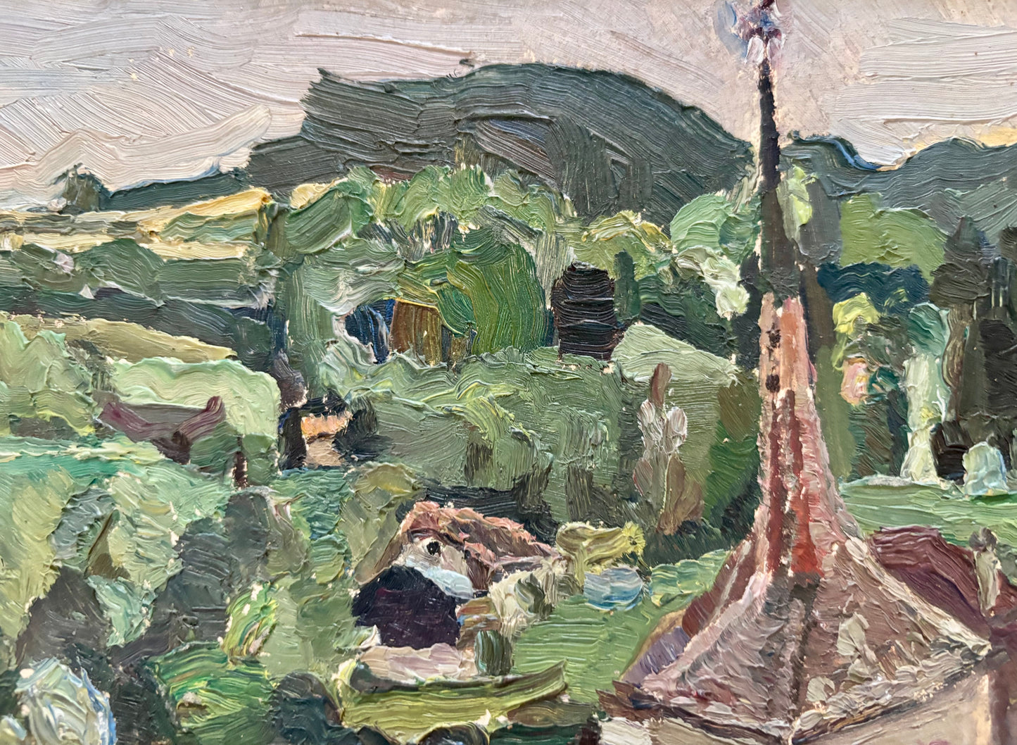 Framed Oil by Leon Nancey, French, (1893-1972)