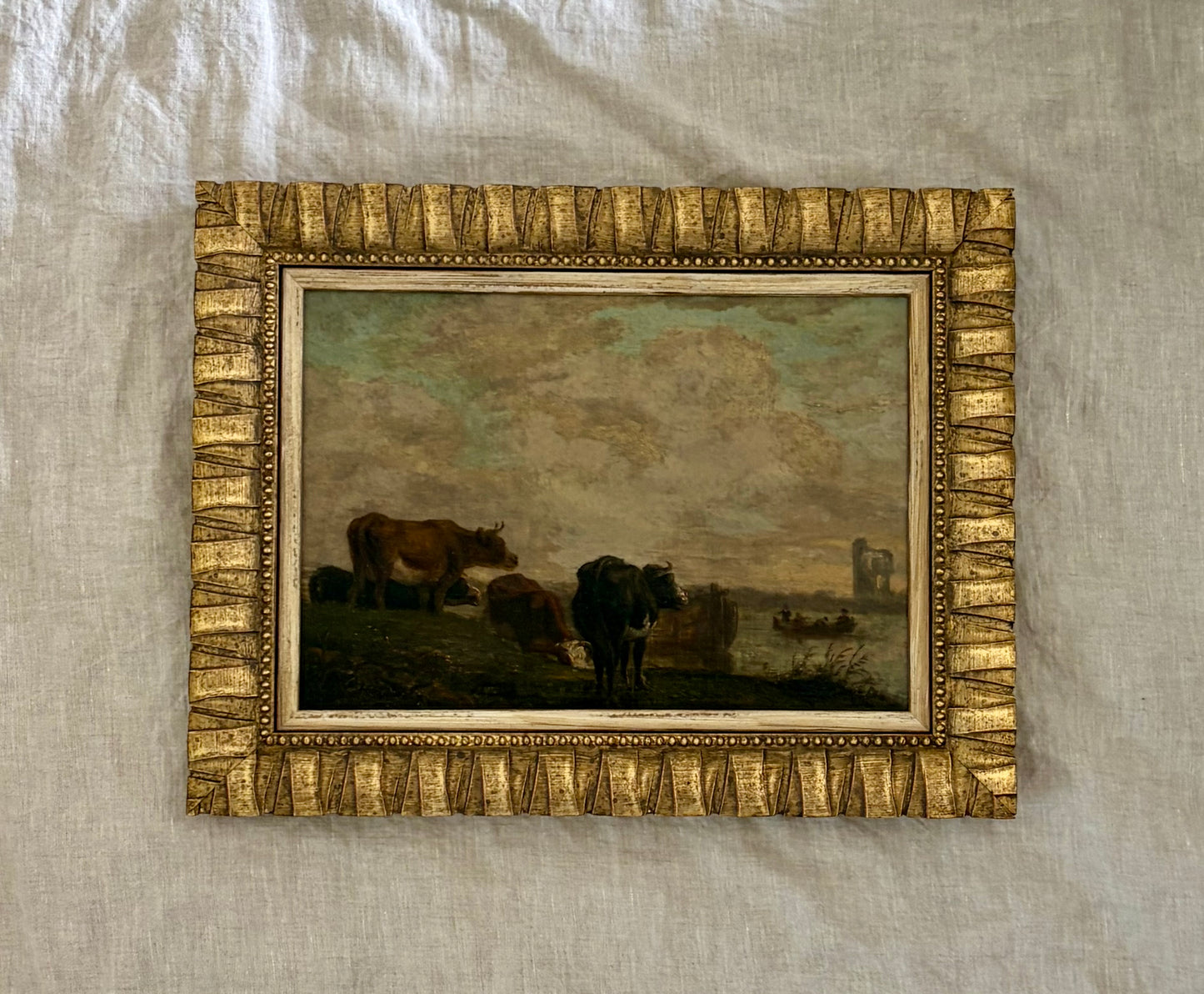 Late 18th Century Landscape Painting by Jacob van Strij